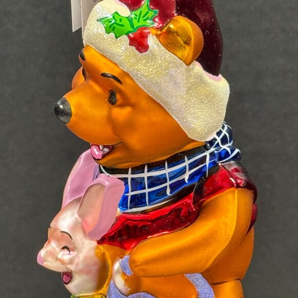 Christopher Radko Disney Catalog Exclusive "Small Packages” Pooh & Piglet 1999 - Picture 7 of 12